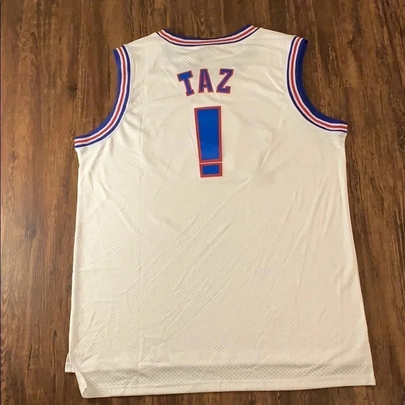 Space Jam Taz Tune Squad Jersey White - Picture 3 of 9